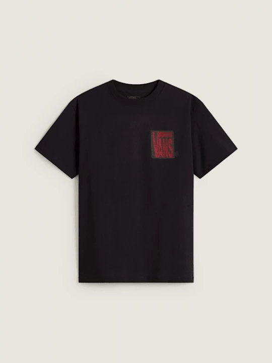 Foto van product Vans - Stretch Stack Crackle Tee, Man, Zwart