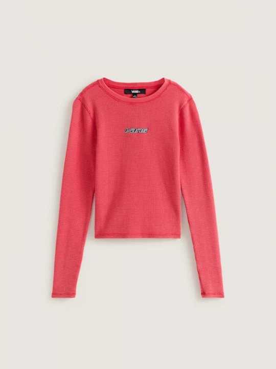 Foto van product Vans - Teri Waffle Tee met lange mouwen, Vrouw, Roze