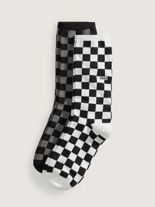 Foto van product Vans - Ticker Crew Sokken (2 paar), Man, Zwart, Grootte: L (42.5-47​)