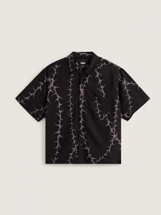 Foto van product Vans - Van Doren Printed Camp Tee, Man, Zwart