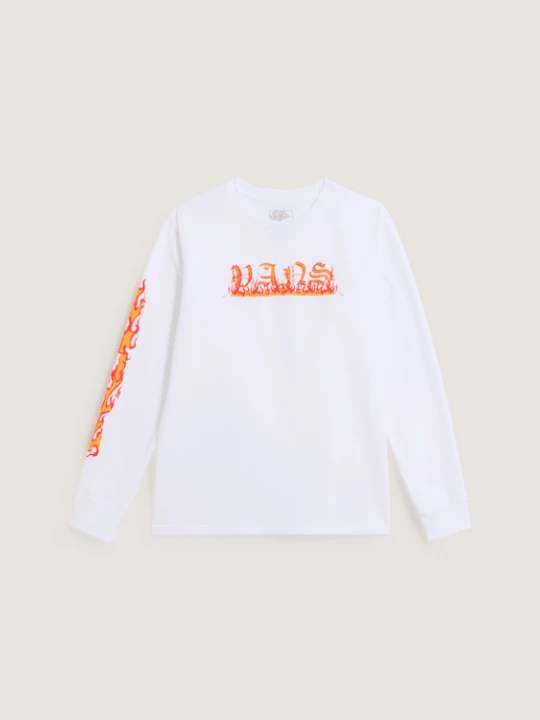 Foto van product Vans - Vans Inferno Tee voor kinderen (8-14 jaar)unisex, Wit