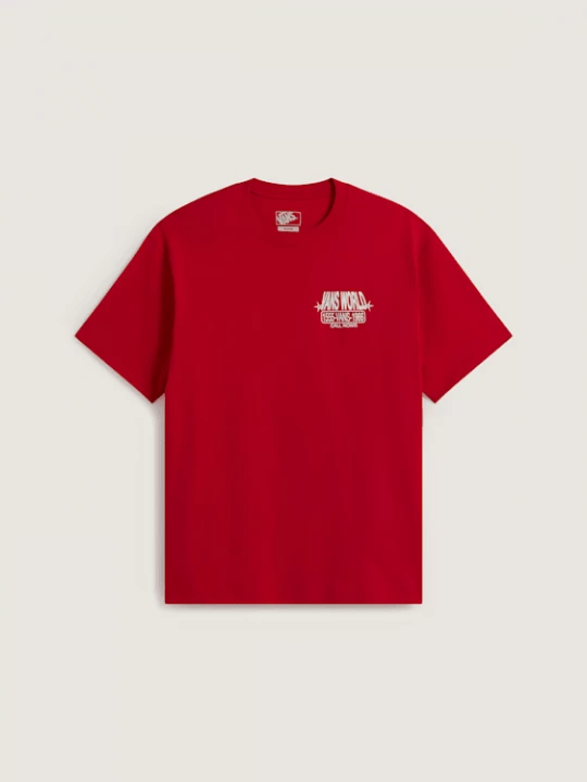 Foto van product Vans - Vans World Intl SS Tee RACING RED, Man, Rood