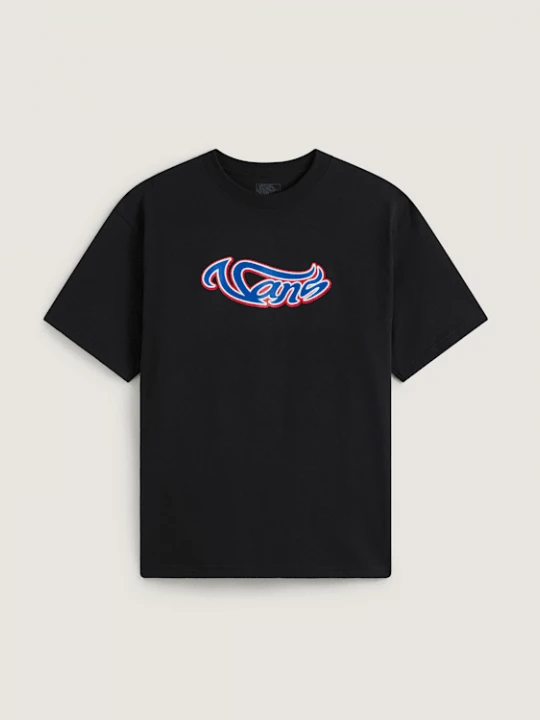 Foto van product Vans - Wavy Script Tee, Man, Zwart