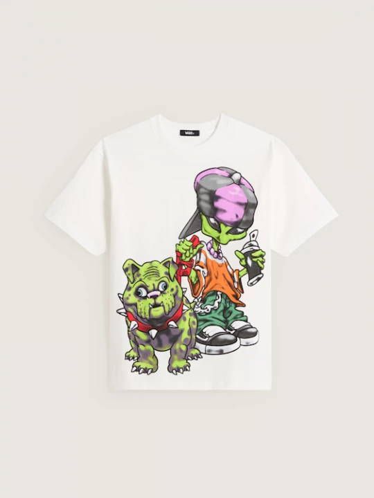 Foto van product Vans - Wreckpack Alien Dog Tee, Man, Wit