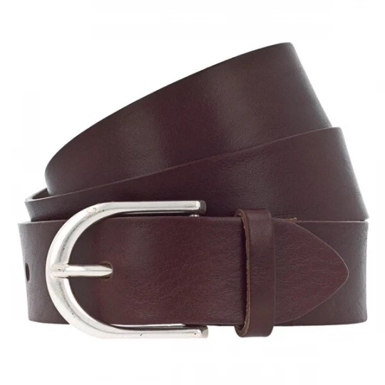 Foto van product VANZETTI Riem donkerbruin / zilver