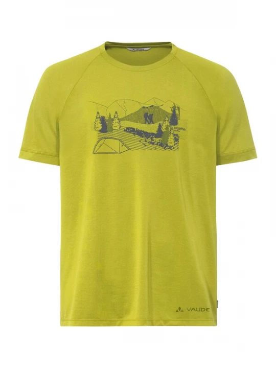 Foto van product VAUDE Functioneel shirt 'Gleann II' antraciet / kiwi