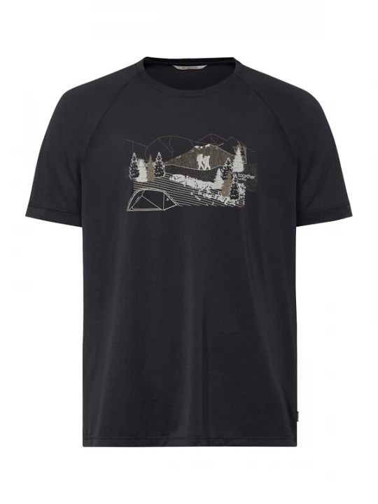 Foto van product VAUDE Functioneel shirt 'Gleann II' lichtgrijs / zwart
