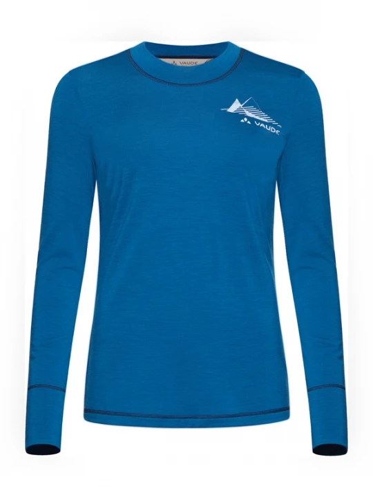 Foto van product VAUDE Functioneel shirt 'Monviso' blauw / wit