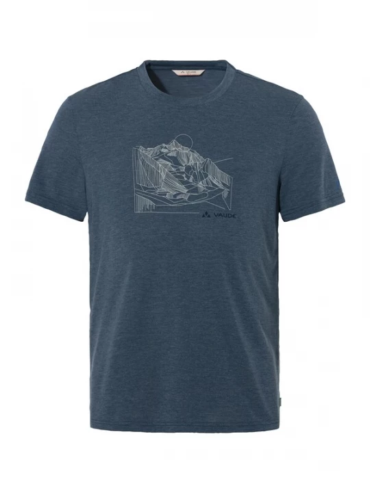 Foto van product VAUDE Functioneel shirt 'Tekoa III' blauw / wit