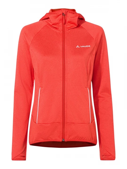 Foto van product VAUDE Functionele fleece jas 'Tekoa II' rood / wit