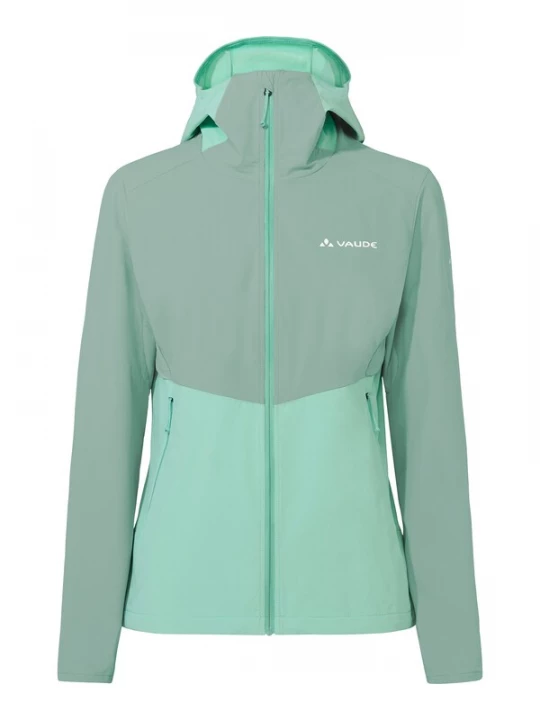 Foto van product VAUDE Outdoorjas 'Tekoa II' mintgroen / appel / wit