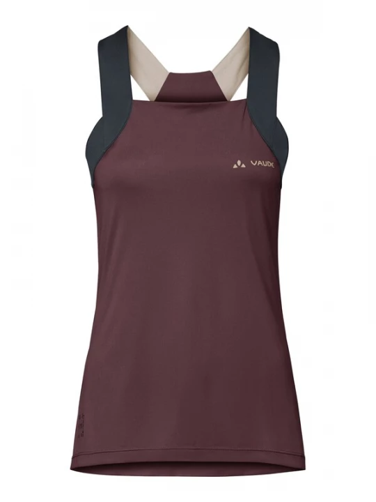 Foto van product VAUDE Sporttop 'Matera' bruin / zwart / wit