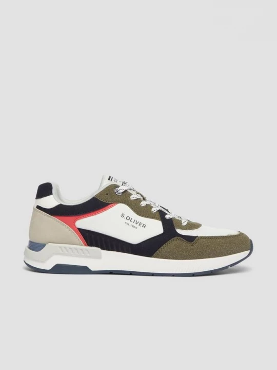 Foto van product Veelkleurige sneaker in lederlook s.Oliver