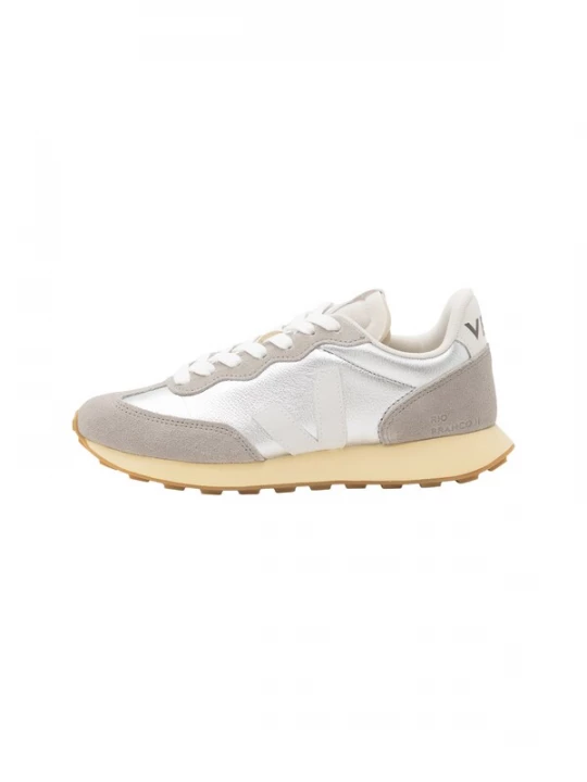Foto van product Veja Sneakers laag 'Rio Branco II' donkergrijs / zilver / offwhite