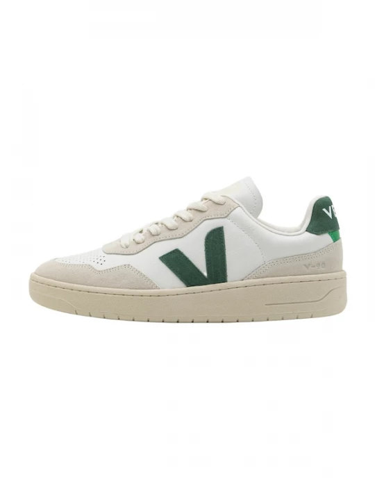 Foto van product Veja Sneakers laag 'V-90' lichtgrijs / grasgroen / wit