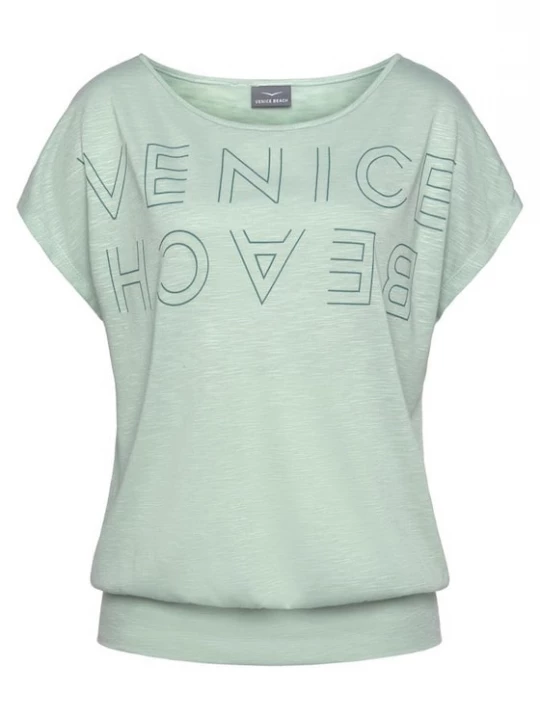 Foto van product VENICE BEACH Shirt lichtgroen / zwart