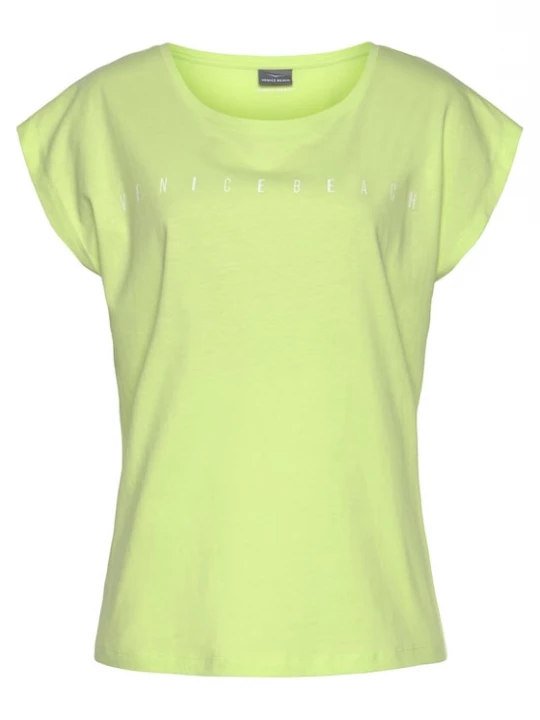 Foto van product VENICE BEACH Shirt limoen / wit