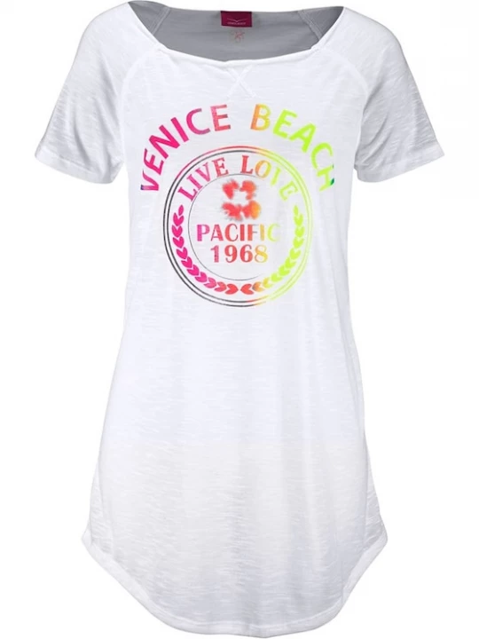 Foto van product VENICE BEACH Shirt neongeel / neonoranje / neonroze / wit