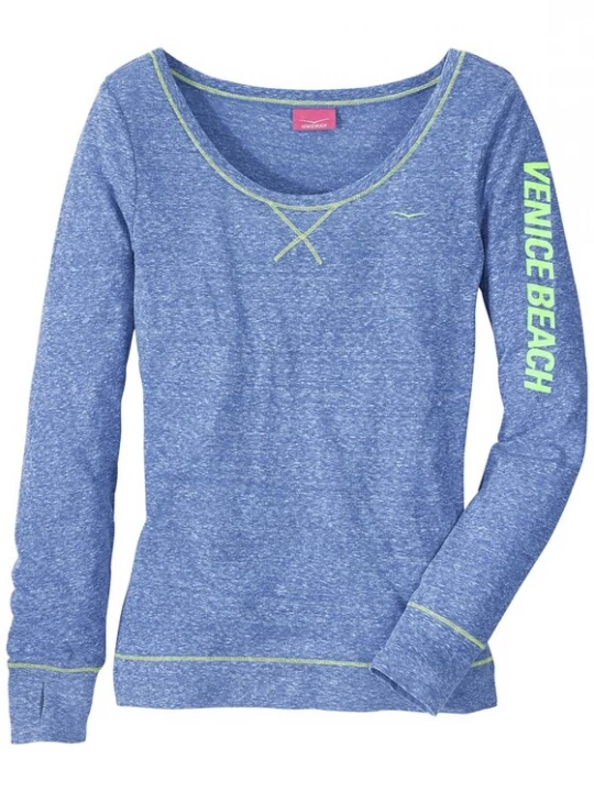 Foto van product VENICE BEACH Shirt royal blue / koningsblauw / neongroen
