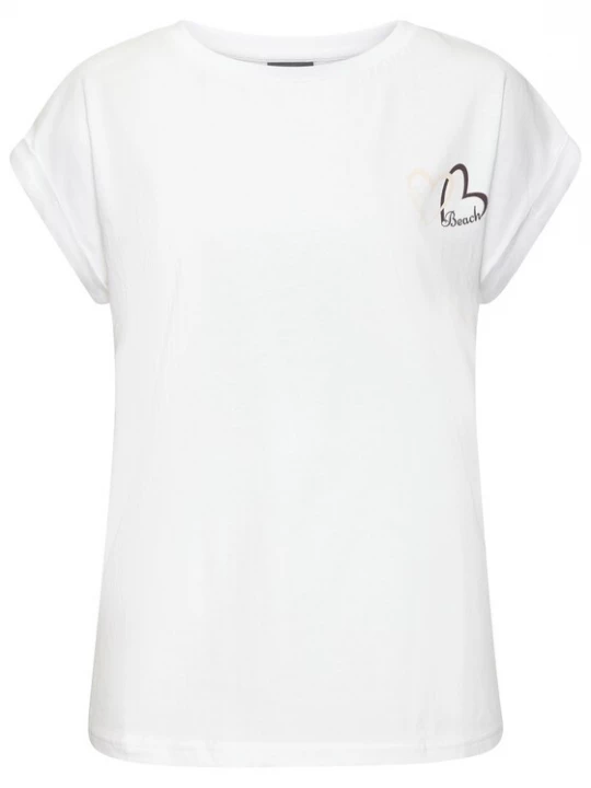 Foto van product VENICE BEACH Shirt zwart / zilver / wit
