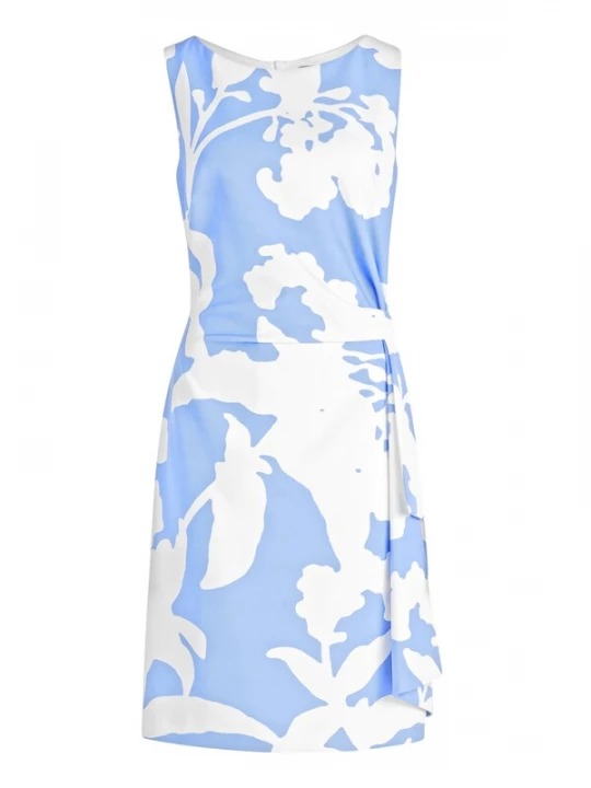 Foto van product Vera Mont Avondjurk blauw / wit