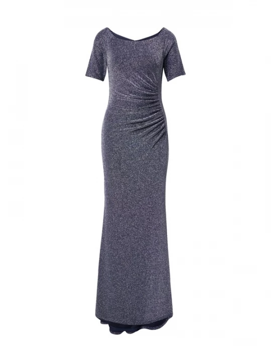 Foto van product Vera Mont Avondjurk donkerblauw / zilver