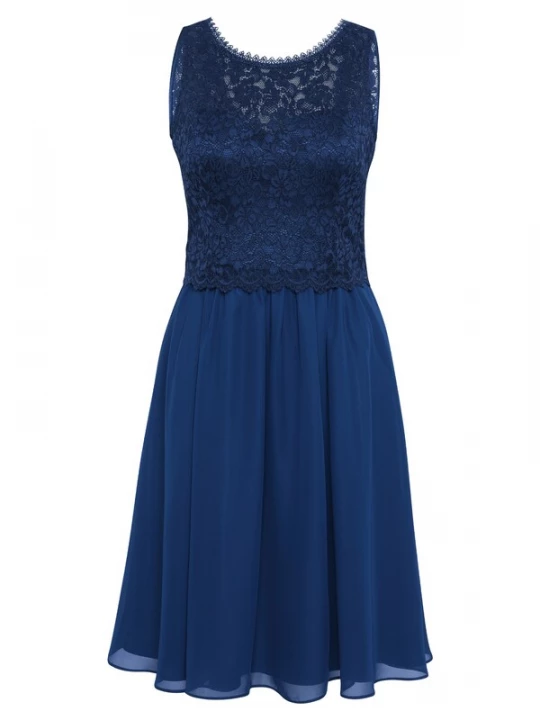 Foto van product Vera Mont Cocktailjurk donkerblauw