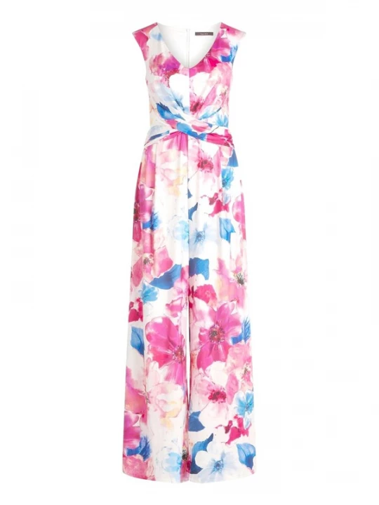 Foto van product Vera Mont Jumpsuit crème / hemelsblauw / pink