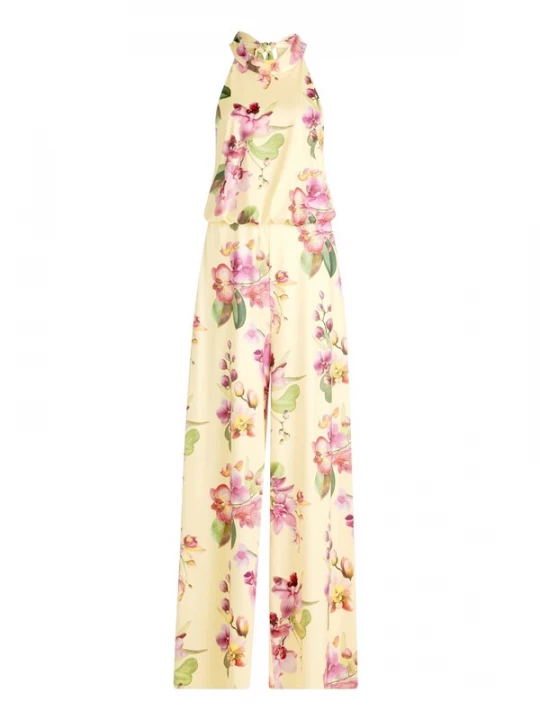 Foto van product Vera Mont Jumpsuit lichtgeel / groen / rosa