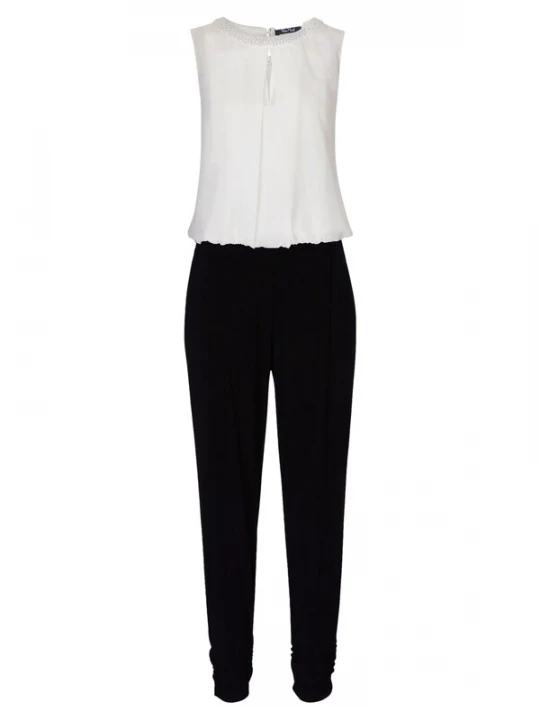 Foto van product Vera Mont Jumpsuit zwart / wit
