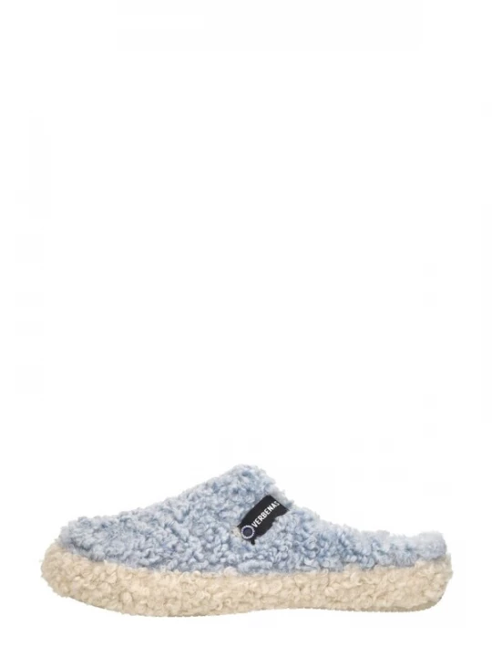Foto van product VERBENAS Huisschoenen 'Yuma Curly' lichtblauw