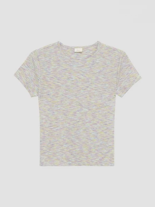 Foto van product Verkort geribd T-shirt s.Oliver