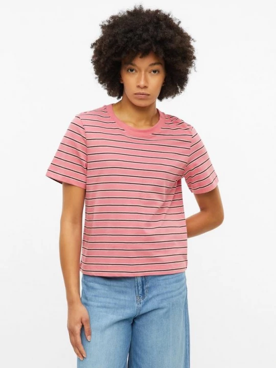 Foto van product Verkort T-shirt met strepen s.Oliver