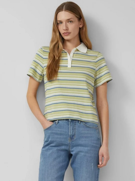 Foto van product Verkorte polo in slim fit s.Oliver niebieski
