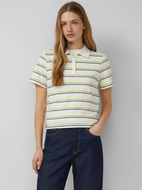 Foto van product Verkorte polo in slim fit s.Oliver niebieski