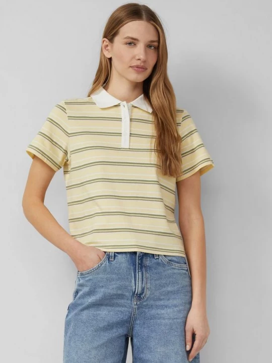 Foto van product Verkorte polo in slim fit s.Oliver niebieski
