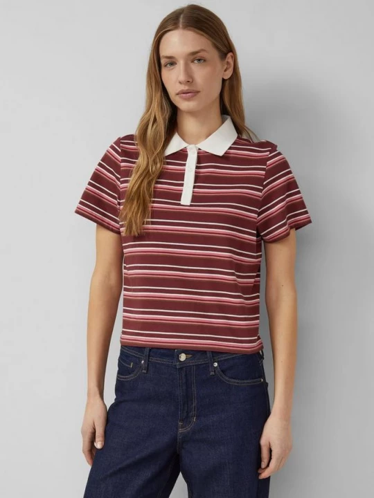 Foto van product Verkorte polo in slim fit s.Oliver niebieski