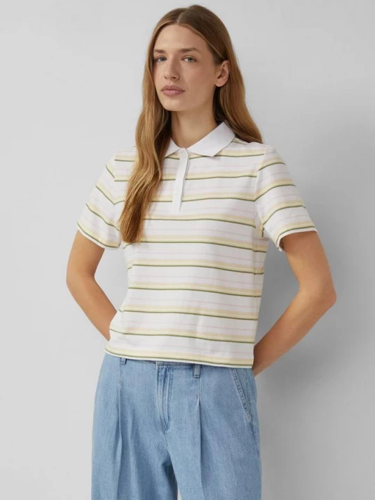 Foto van product Verkorte polo in slim fit s.Oliver niebieski