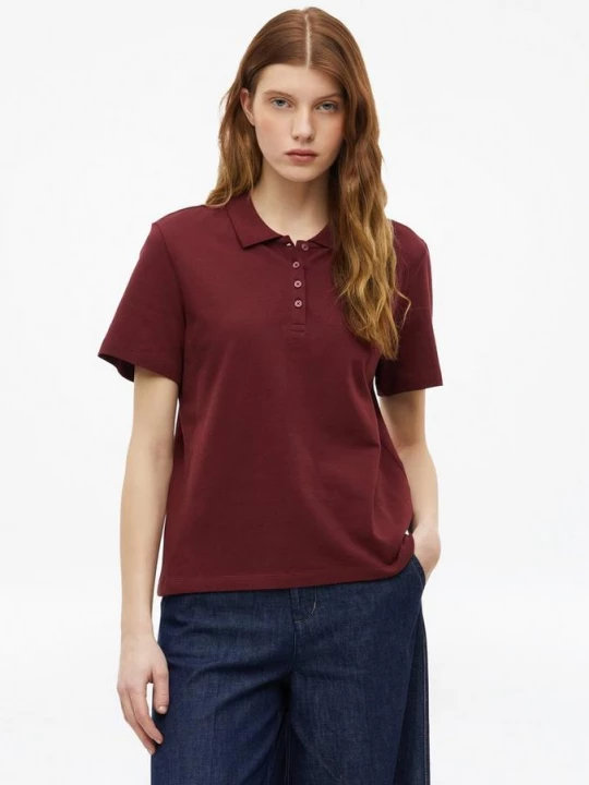 Foto van product Verkorte polo in slim fit s.Oliver rood