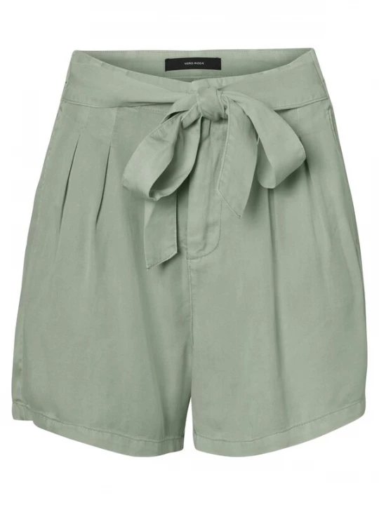 Foto van product VERO MODA Bandplooibroek 'Mia' pastelgroen