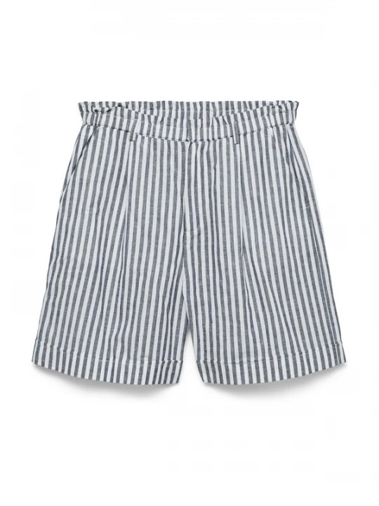 Foto van product VERO MODA Bandplooibroek 'VMSELMA' navy / wit