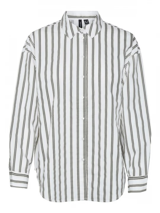 Foto van product VERO MODA Blouse 'BEA' grijs / zwart / wit