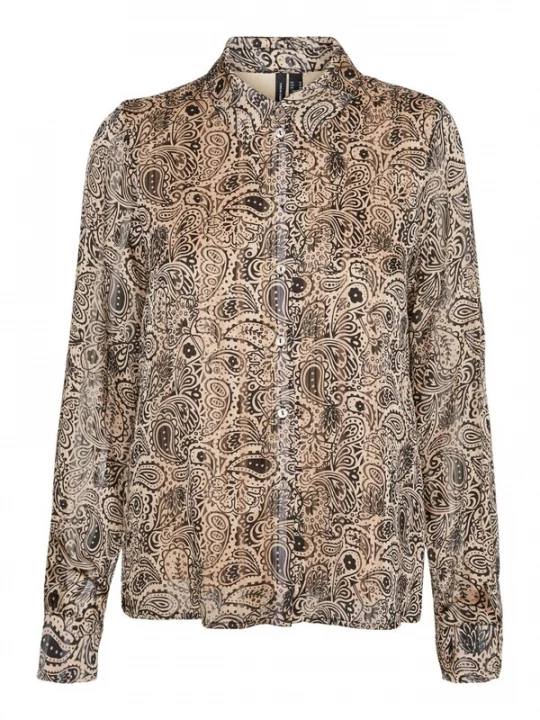 Foto van product VERO MODA Blouse beige gemêleerd