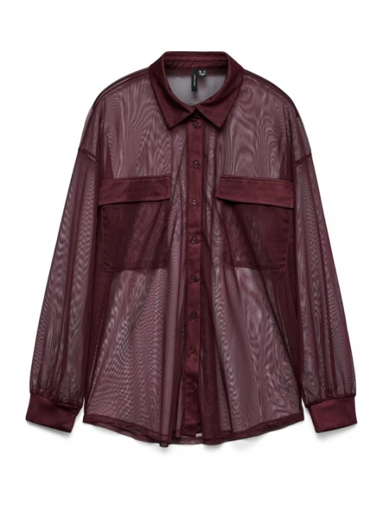 Foto van product VERO MODA Blouse 'Camicie' bordeaux