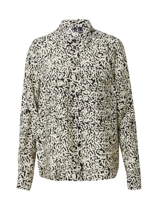 Foto van product VERO MODA Blouse 'JOSIE' beige / zwart