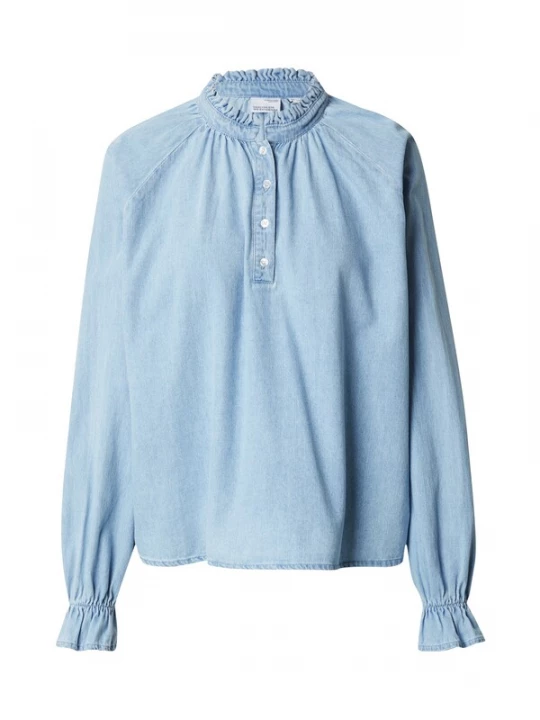 Foto van product VERO MODA Blouse 'MAEVE' blauw denim