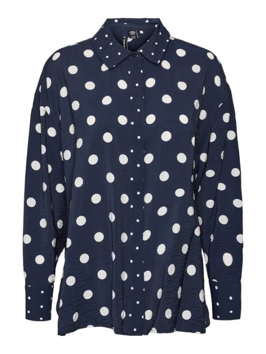 Foto van product VERO MODA Blouse marine / wit