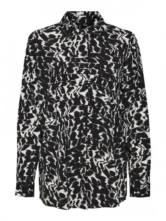 Foto van product VERO MODA Blouse 'RITA BECCA' zwart / wit