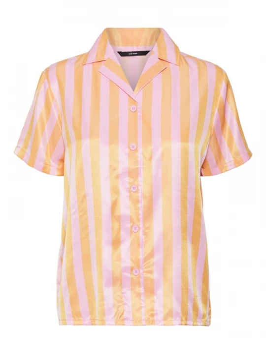 Foto van product VERO MODA Blouse 'Vikitika' oranje / lichtroze