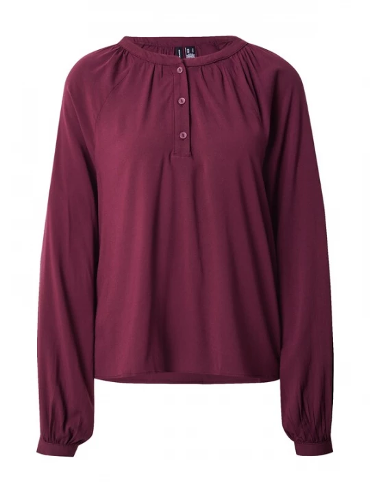 Foto van product VERO MODA Blouse 'VMBELLA' wijnrood